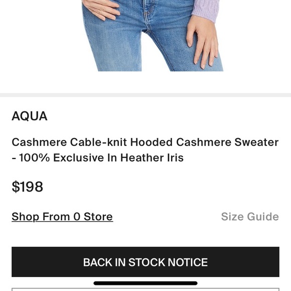 Cashmere Cable Knit Sweater - Picture 9 of 9